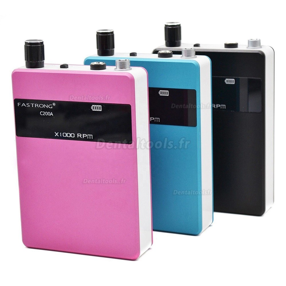 FASTRONG C200A micromoteur dentaire sans balais portable avec batterie pour polissage